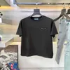 Mens T-shirt designer män tshirt man svart tee kvinnors kläder storlek xxl xxxl t-shirts 100% bomull kort ärm bröst triangel inlägg tees mode overizwd tshirts6l9e