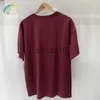 Camisetas Masculinas Mais Cores Estilo Roupas Masculinas Oversized Mulher Verão Casual Manga Curta Camiseta Clássica Bordada Vinho Tinto Camisetas J230731