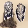 Scarves Paisley Print Handkerchief Silk Satin Hijab Scarf For Women Bandana Head Hair Scarves 70*70CM Square Hairband Neck Scarfs Ladies J230801