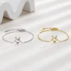 Lien Bracelets Argent Or Couleur Bracelet Pour Femmes Fille Cadeau Mignon Carotte Cristal Bijoux 925 Timbre En Gros Dropship