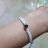 Braccialetti con ciondoli Braccialetto di proiezione Po personalizzato Catena cubana in acciaio al titanio Coppie Regalo di Natale Gioielli personalizzati Ricordo di famiglia