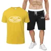 Mannen Trainingspakken Jawa Motorfiets 2023 Lente Zomer Mannen Hoge Kwaliteit Vrije Tijd En Comfort Acht Kleur Korte Mouwen Pak casual T-shirt