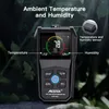 Fuktmätare Icke-kontakt trä Timmer Fuktmätare Digital Ambient Fuidity Tester Timmer Damp Detector med kalibreringsfunktion Hygrometer 230731