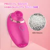 Vibratoren 3 IN 1 Saugen Vibrator für Frauen Nippel Vagina Klitoris Stimulator Zunge Lecken Sex Spielzeug Weibliche Masturbator 230801