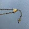 Hanger Kettingen Religieus Kruis Jezus Maagd Maria Charm Ketting Vrouwen Rvs Eenvoudige Hip Hop Sieraden Groothandel