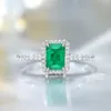 Anillos de boda Charm Luxury 925 Silver Tourmaline Paraiba Finger para mujer Moda Anillo verde Accesorios de joyería Bijoux 230801