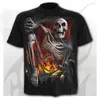 Men's T Shirts Scary Clown Hip Hop 3D Casual O-neck T-shirt Summer Fashion Tops Boys Clothing Large Size Streetwear
