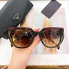 2023 luxury designer sunglasses P Family's New Personalized Butterfly Frame for Women PR126 Network Red Same Triangle Label Plate Line Fashion Sunglasses