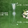 キャンドルホルダー6 PCSウェディングパーティーセレモニー透明な透明なアクリル台座柱の花瓶バックドロップステージ