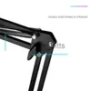 MP3/4 Docks Cradles Verstelbare Microfoon Suspension Boom Scissor Arm Stand voor K669 K670 K658 K678 K690 Compact Mic Stand voor Broadcasting x0731