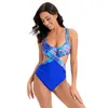 Costumi da bagno da donna Costume da bagno intero Donna Sexy Stampa leopardata Donna Costume da bagno stile europeo Bikini da donna