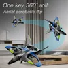 Intelligent Uav Oversized 39cm Quadcopter Remote Control Combat Glider One Key Return Foam Drones 4K HD Aerial P ography Vehicle Boys 230801