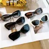 2023 luxury designer sunglasses 23 Spring/Summer New Cat's Eye Pearl for Women 5481 Popular on the Net Same Style Small Fragrance Premium Sunglasses