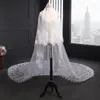 Voiles De Mariée Arrivée Dentelle Bord Brautschleier Casamento Duvak Veu Veil Boda Accessoires De Mariage 2 Couche De Noiva