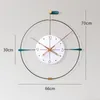 Wall Clocks Mechanism Luxury Clock Minimalist Large Stickers Alarm Bedrooms Art Mural Reloj De La Pared Fashion Decoration ZLXP