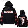 Herren Hoodies Sweatshirts Bad Omens Band Tour 2023 American Music Doppelseitig bedruckte Hoodies A Tour of The Concrete Jungle Tour Hoodies Männer Frauen Kleidung T230731