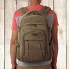 Plecak męski wojskowy płótno plecaki zamki błyskawiczne laptopa podróżna notatniki szkolne szkolne torby szkolne college'u