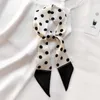 Scarves Animal Print Small Scarf Women Decorative Silk Scarf Long Narrow Skinny Scarves Bags Ribbon Tie Hair Bands Accessories Y23