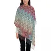 Sjaals Gepersonaliseerde Print Multicolor Chique Zigzag Sjaal Mannen Vrouwen Winter Warme Boho Shawl Wrap