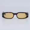 Sunglasses HULYA Oval Acetate Green Jewel Embedded On The Leg Luxury Glasses Men Classical UMIT BENAN Women