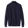 2024 Hot Sale Classic Brand Mens Sweaters Winter Long Sleeve Zipper Cotton Sweater Pullover