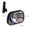 Car Mirrors Car Back Seat View Baby Mirror 2 in 1 Mini Children Rear Convex Mirror Adjustable Auto Kids Monitor Car Accessories x0801