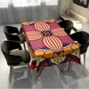 테이블 천 꽃 인쇄 사각형 식탁보 테이블 홈 장식 식탁보 R230731