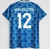 1988 Soccer Jerseys Retro Gullit Van Basten Thailand Shirts Quality 88 Soccer Jersey Uniforms Holland Footballjersey Sport Set Jackets Size S-XX