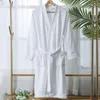Men's Sleepwear Cotton Batrobe For Men Lon Tick Absorbent Terry Bat Robe Kimono Towel Solid Women Dressin Own