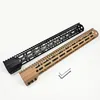 17 inch AR10(.308) Klembevestiging type Mlok Handguard Onderste profiel alle hoek/rand CNC charmfering ontwerp FLH308-17B/T