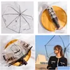 Umbrellas Designer Transparent Female Letter Pattern Folding Fl-Matic Umbrella Drop Delivery Home Garden Housekee Organization Rain G Dhgi4