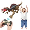 Electric RC Animals Walking Dinosaur Toys Kids Remote Control Toy With LED Light Up roaring Sounds For 4 5 6 7 8 12 Year Old 230801