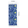 Scarves Winter Tassel Scarf Abstract Glowing Moon And Starry Sky Women Cashmere Neck Head Warm Pashmina Lady Shawl Wrap Bandana