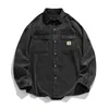 Men's Jackets 2023 Autumn Denim Jacket Gothic Streetwear Coat American Hip Hop Outwear Long Sleeve Oversized Male Clothing