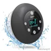 Tragbare Lautsprecher Drahtlose Bluetooth Wasserdicht Saugnapf Badezimmer Audio Artefakt Tragbare Mini Subwoofer LED Display FM Radio R230801