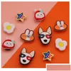 Shoe Parts Accessories Wholesale Custom Cartoon Style Pvc Charms Shoecharm Buckle Soft Rubber For Clog Shoes Garden Drop Del Series Randomly