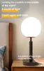 Table Lamps Modern LED Glass Lamp For Nordic Bedroom Bedside Study Restaurant Desk Lights Simple Home Decor Lustre Minimalist Fixtures