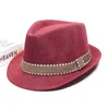 Chapéus de aba larga balde crianças top curto verão britânico retro jazz chapéu sol praia acessórios sombreros de sol para menina menino chapeau paille 230801