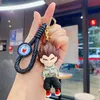 Anime keychain silicone doll backpack pendant car keychain small gift