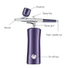 Facial Steamer Handheld Oxygen Injection Instrument Nano Atomizing Spray Deep Hydration Beauty Home Import 230801