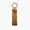 10style PU Leather Keychain Designer Key Chain Buckle lovers Car Handmade Keychains Men Women Bag Pendant Accessories