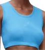 Kadın üstleri tank üst t-shirt anagram normal kırpılmış pamuk jersey camis dişi femme örgü tees tasarımcı nakış örgü yeleği spor spor nefes alabilen marka gömlek