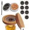 Bar Tools 10Pcs/Lot Cocktail Whiskey Smoker Kit With 8 Different Flavor Fruit Natural Wood Shavings For Drinks Kitchen Accessories D Dhffq