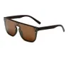 Blomslins solglasögon med brevdesigner Brand Sun Glasses Women Män unisex resande solglasögon Black Grey Beach Adumbral 2330