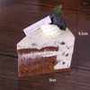 Dekorative Blumen Simulation Obst Kuchen Brot Modell Tiramisu Lebensmittel PO Requisiten Künstliche Schneiden Gefälschte Eis Lustige Shop Display