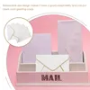 Emballage cadeau 24 pièces carte vierge décors de mariage enveloppes décoratives Portable Compact papier d'aluminium petite Invitation délicate