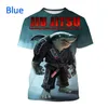 Men's T Shirts Fashion Short Sleeve Harajuku Style Brazilian Jiu-jitsu Tough Guy Animal T-shirt Enthusiast Streetwear Top