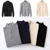 2023 Hot Sale Classic Brand Mens Sweaters Winter Long Sleeve Zipper Cotton Sweater Pullover