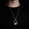 Pendant Necklaces Fashion Luxury STAR Beacon Full Of Zircon Necklace Accessories Hip Hop Jewelry For Women And Men Party Gifts