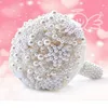 Perles De Luxe Bouquet Artificiel À La Main Cristal Ivoire Broche Bouquet 2018 Nouveaux Fleurs De Mariage Bouquets De Mariée221h